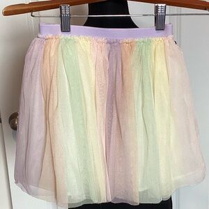 Multicolored Pastel Tulle Skirt